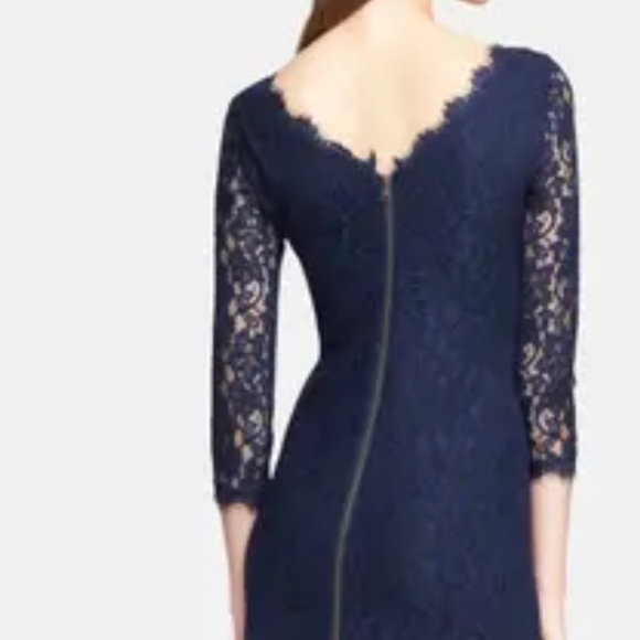 Diane von Furstenberg | Zarita Lace Sheath Dress - Picture 2 of 5